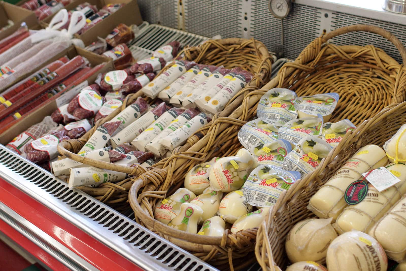 meats and cheese available for purchase