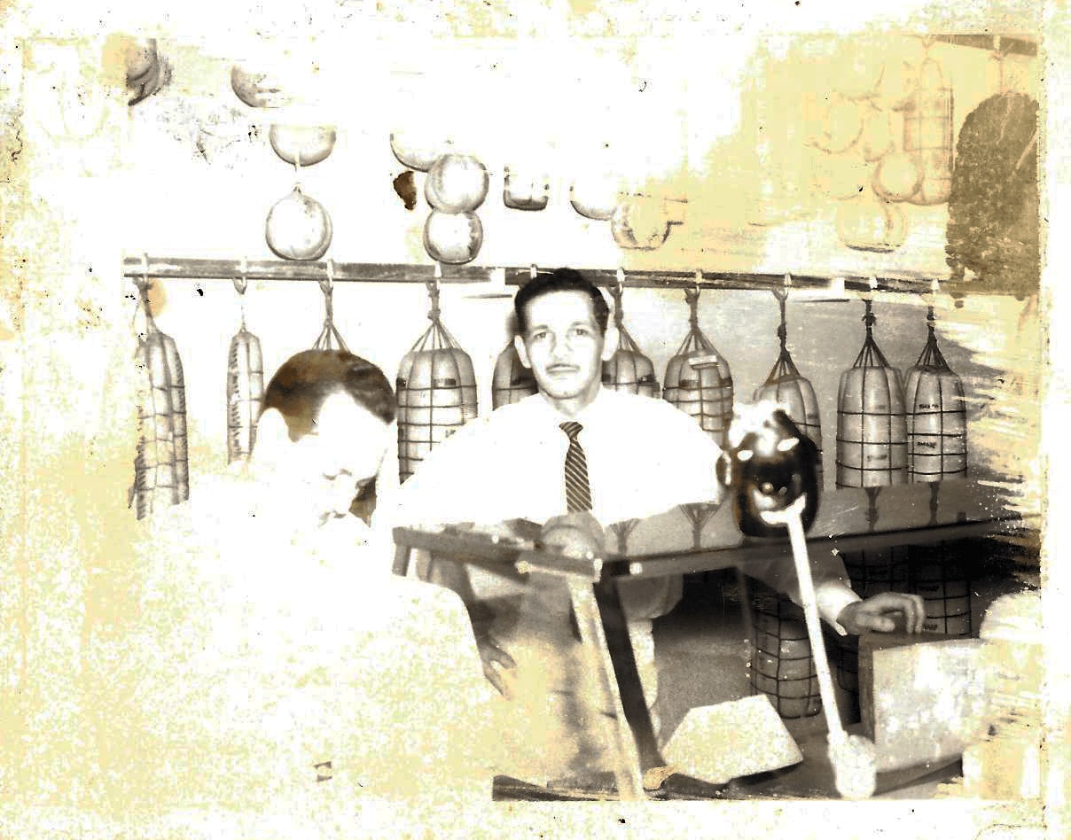 Brothers Joe (L) and Alfred Ferrara