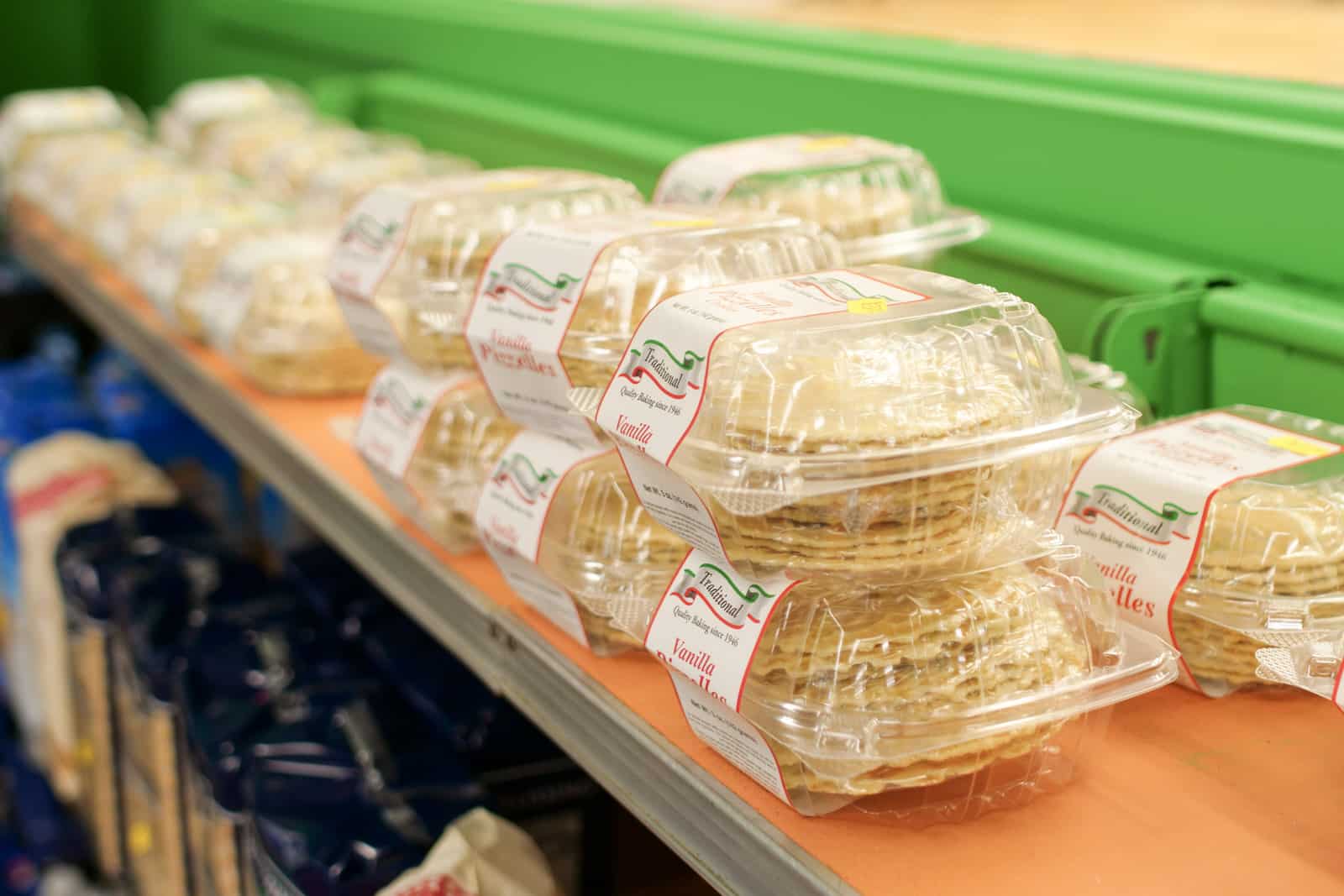 Fresh basked pizzelles
